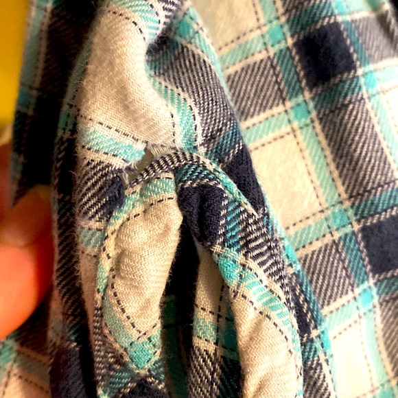 Hollister Blue Plaid Button Up Shirt - Picture 5 of 10